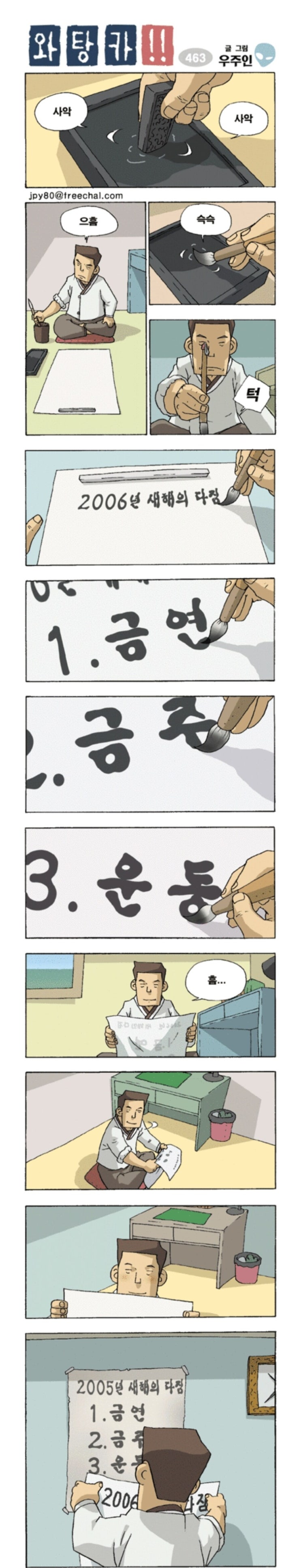  본격 206년 새해 다짐하는.manhwa