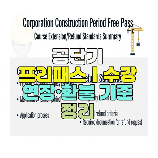  공단기 프리패스｜수강 연장·환불 기준 정리
