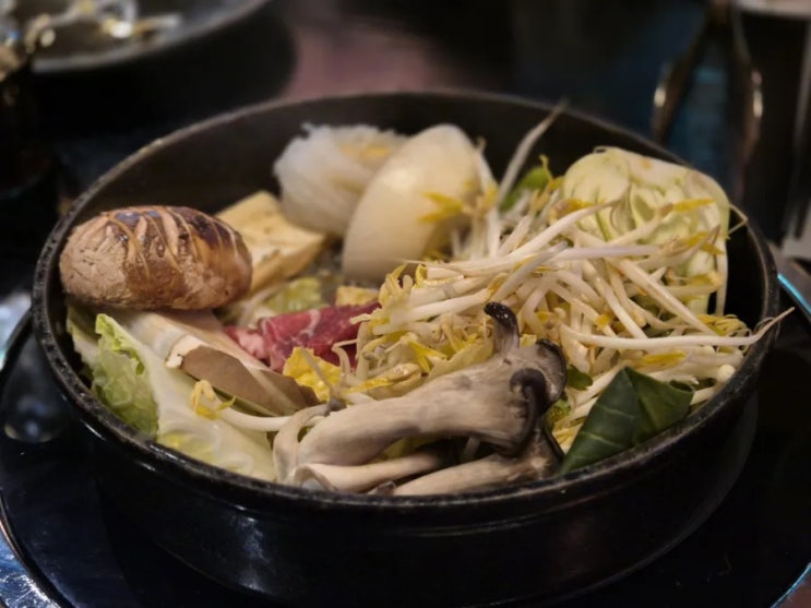  분당 서현 스키야키 맛집 옥소반