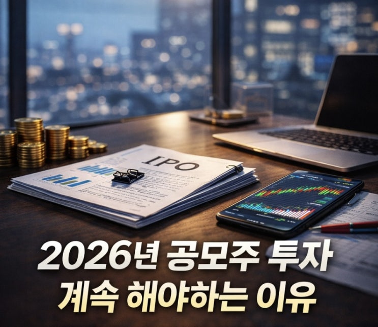  지금 당장 공모주 투자 준비해야하는 이유 총정리