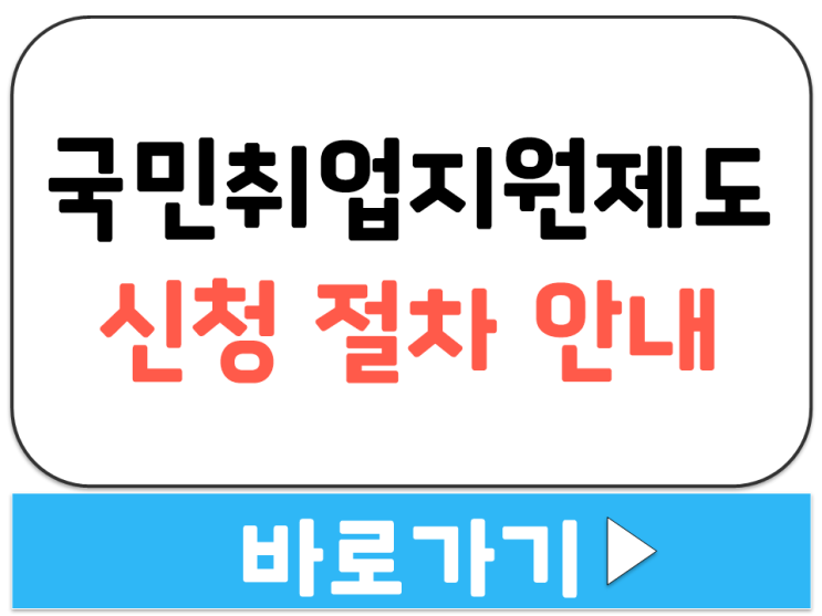  고용24 국민 취업 지원 제도 홈페이지 수당 신청 절차 안내 주소 바로가기