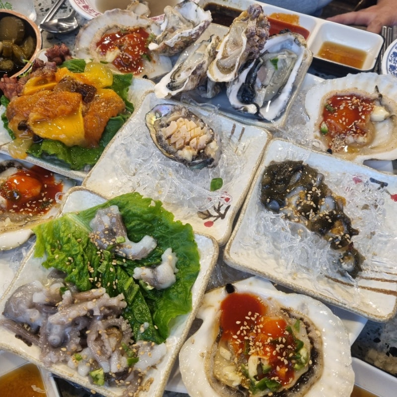 평택 산꼼장어포차 후기 조개탕 소자랑 해물모듬 안주로 딱 좋았던 포차