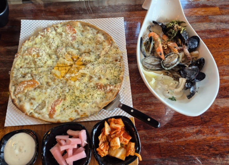  우도 맛집 하수고동 해수욕장 오션뷰 퓨전 짬뽕 피자 섬소나이