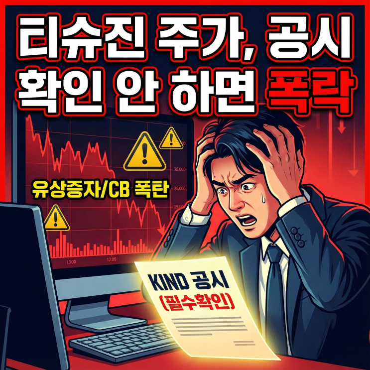 <b>코오롱 티슈진</b> 주가, 유상증자·CB 나오면 왜 흔들릴까?... 