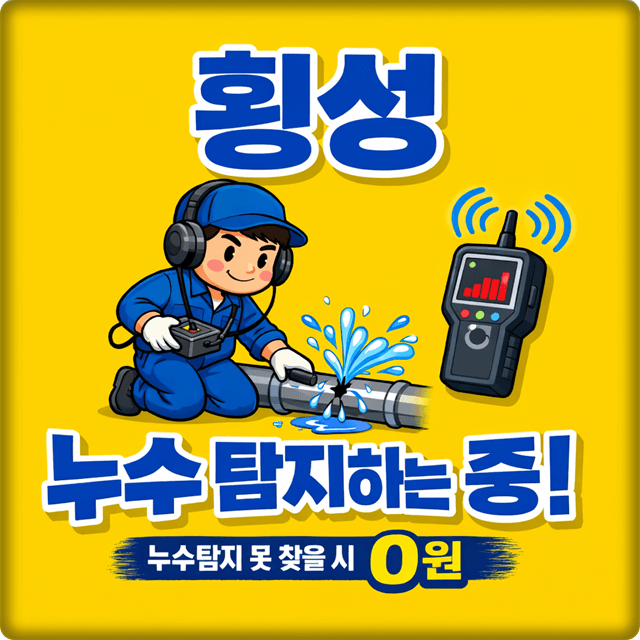  횡성 누수 탐지 전문 업체 아파트 및 주택 누수 공사