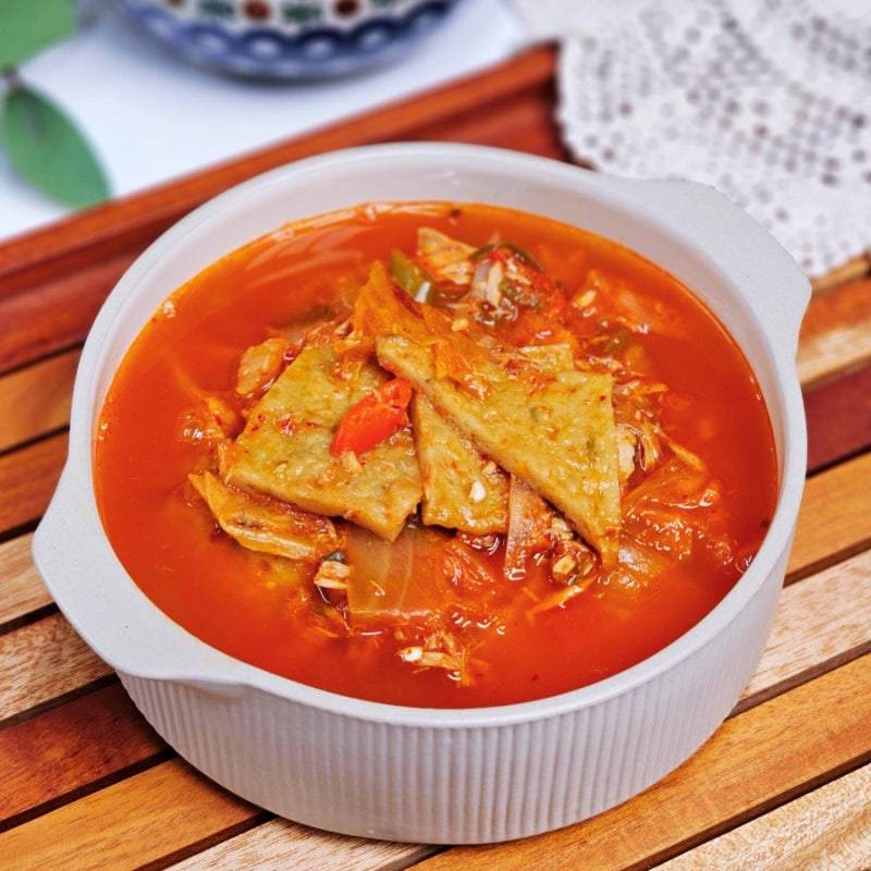 8분 완성 차승원 어묵 김치찌개 레시피 간단 참치김치찌개 맛있게 끓이는법