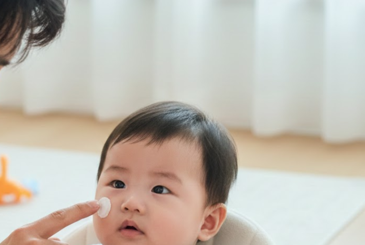  [육아정보] 건조해서 긁는 우리 아기크림 정착템 퓨어솜 고보습 쌀 순수 크림 아기로션 고민 끝