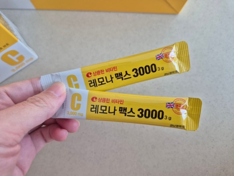 감기 몸살일때 섭취하기 좋은 영양제, 레모나맥스 비타민c 3000 메가도스 후기