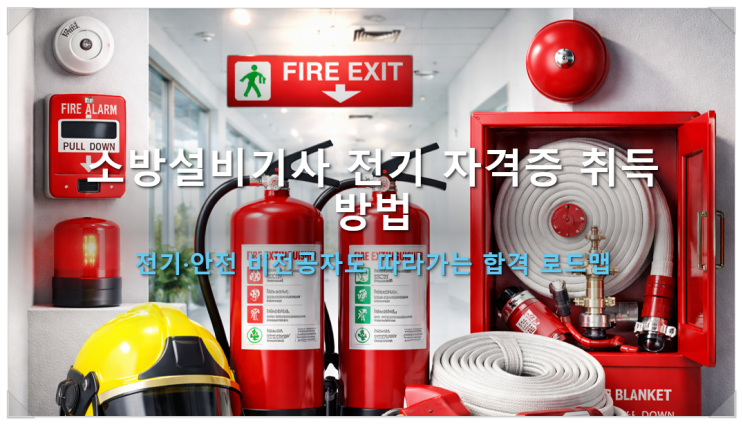  소방설비기사 전기 자격증 취득방법, 전기·안전 비전공자도 따라가는 합격 로드맵