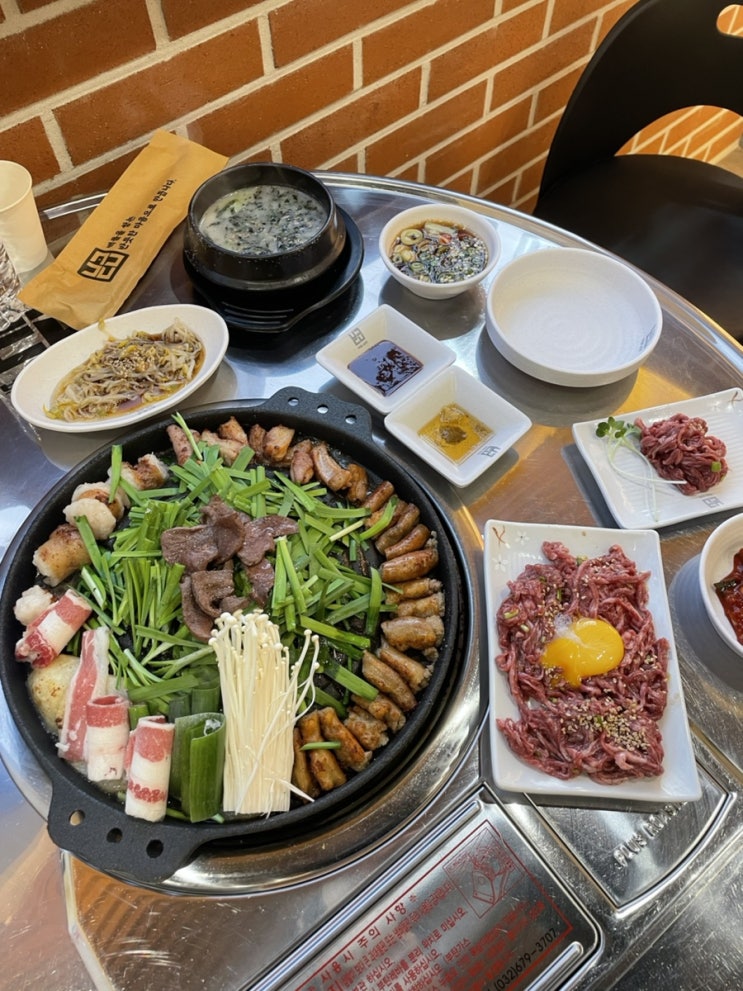  군산 조촌동 회식장소추천 누린내 없는 조촌동소곱창맛집 벽돌곱창 군산 연초모임장소
