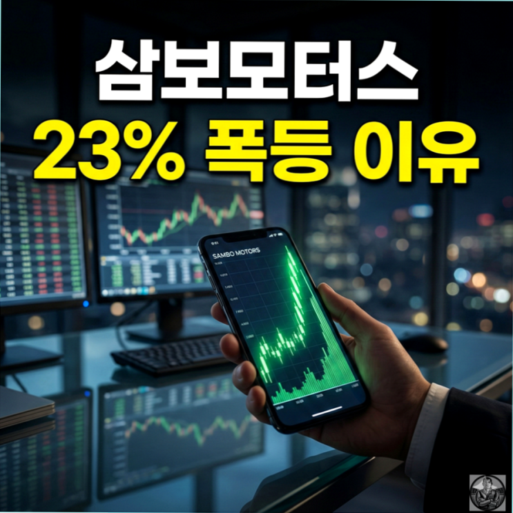  삼보모터스 주가, 상한가 찍나 했더니? 외국인이 쓸어담은 진짜 이유 (PBR 0.34)
