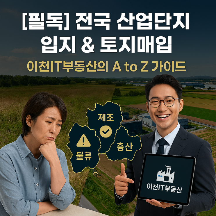  [이천IT부동산] '산업단지 매직맵': 전국 산업단지 완벽 분석 가이드 - 입지부터 토지매입까지!