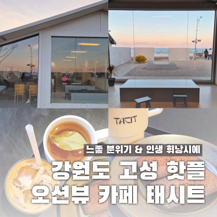  강원도 고성 가면 꼭! 가야하는 오션뷰 카페, 태시트