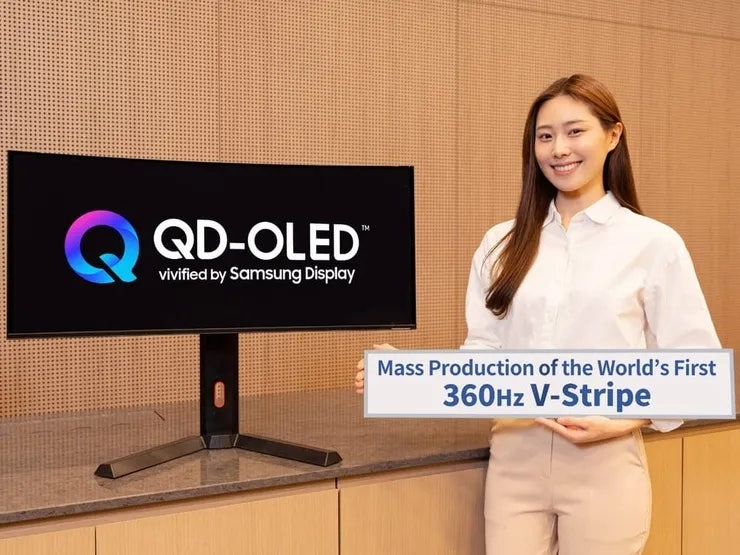 삼성D 34인치 360Hz QD-OLED V-Stripe 발표: 패널구조 유출 및 지금까지 알려진 정보들