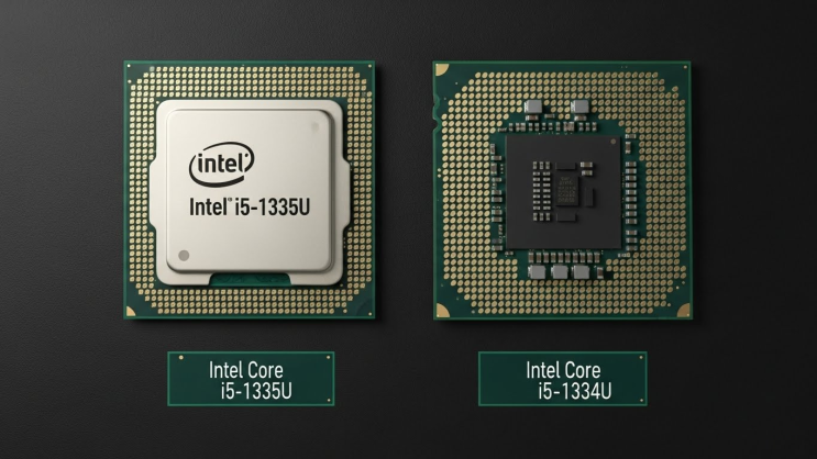 노트북용 CPU 인텔 i5-1334U와 i5-1335U 비교