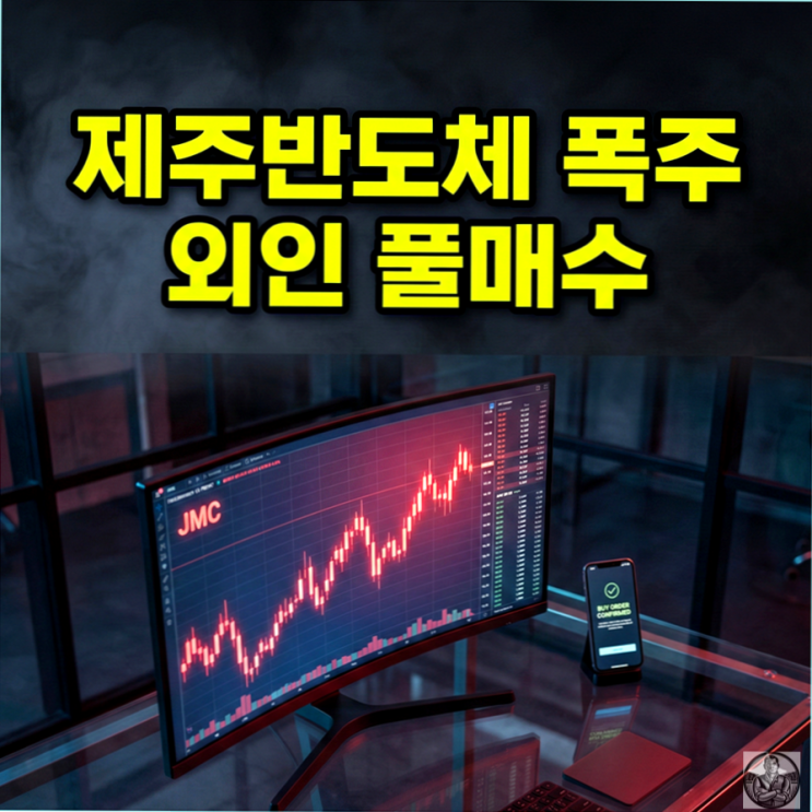  제주반도체 폭등, 외국인 100만 주 쓸어담은 소름 돋는 이유