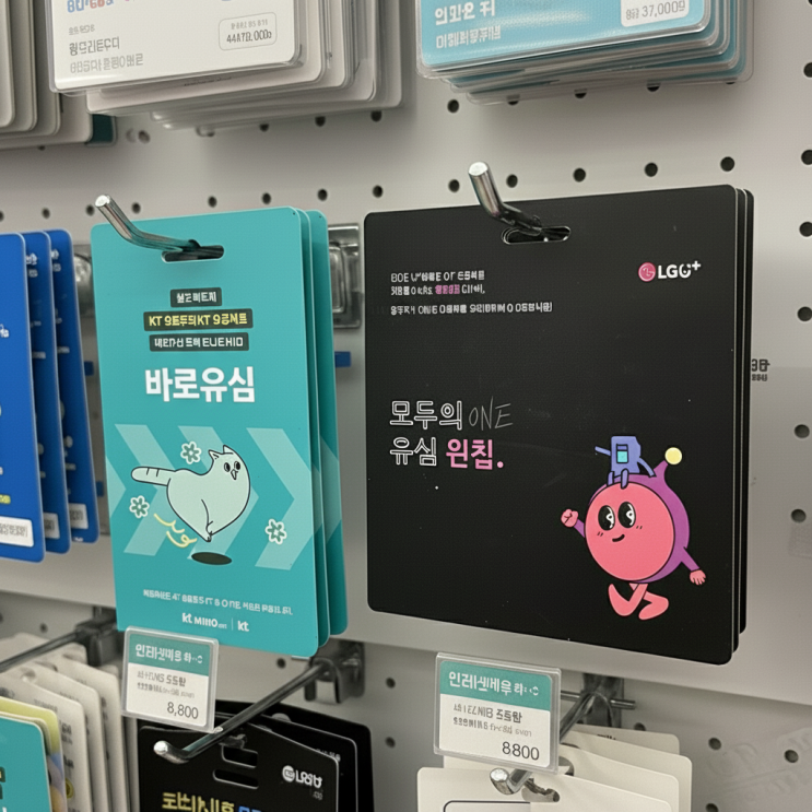  선불폰 편의점 유심 종류와 망별 호환성 확인