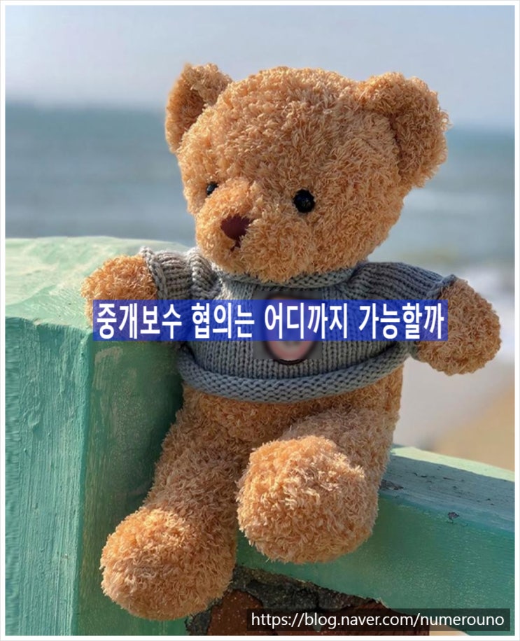  중개보수 협의는 어디까지 가능할까