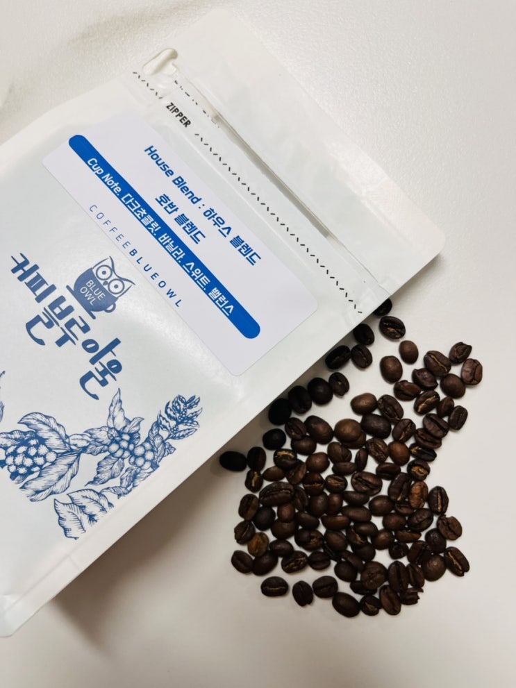  커피블루아울원두커피 호반 블렌드10년차 로스터리 홈카페