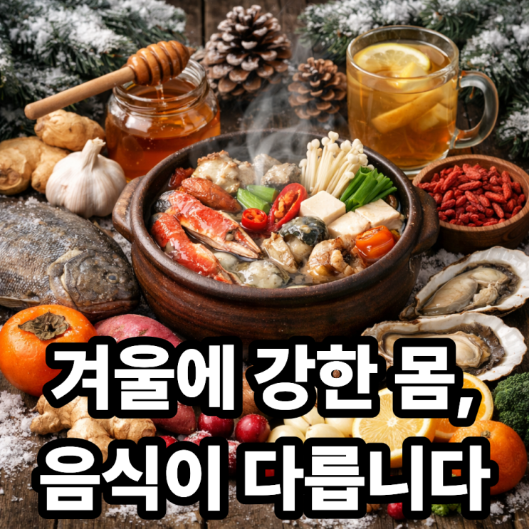  ️ 겨울 제철음식이 면역력에 강한 이유｜추운 계절, 몸을 지키는 가장 똑똑한 선택