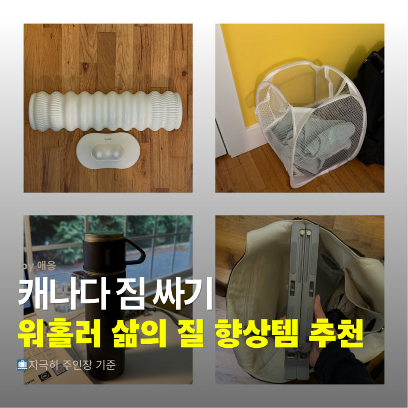 캐나다 워홀 준비 (6) | 있으면 확실히 편한 준비물