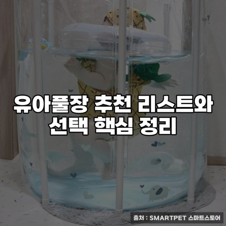  유아풀장 추천 리스트와 선택 핵심 정리