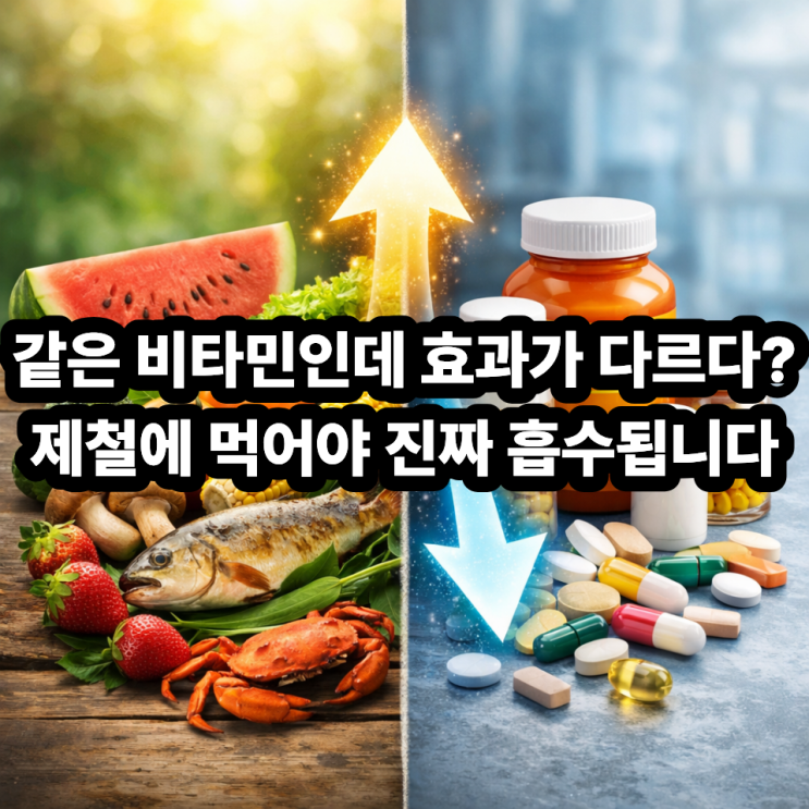   제철음식과 비타민 섭취, 영양 흡수율이 다른 이유｜지금 먹어야 효과가 다른 진짜 이유