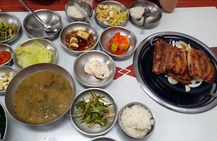  대전 오월드 맛집 석갈비 맛집 뿌리깊은석갈비막국수 푸짐해
