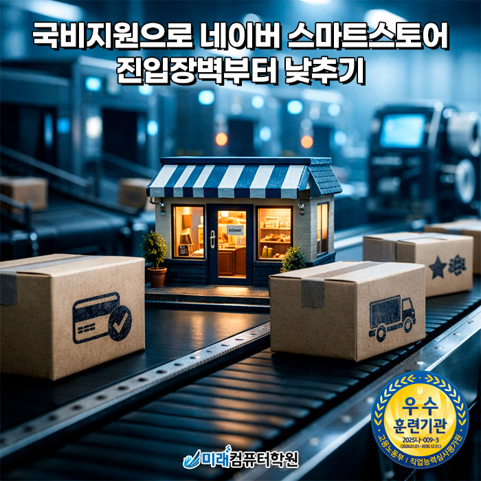  부산 국비지원 네이버 스마트스토어 과정, 그냥 이론 말고 ‘운영 흐름’부터 배우기｜내일배움카드