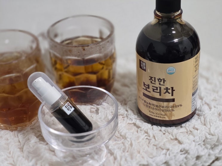  카페인없는 보리차 원액으로 간편하게 마셔요