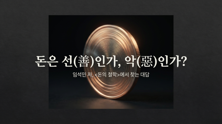 돈의 철학 임석민 교수 저서 리뷰 - 돈에 대한 관점을 바꾸는 책