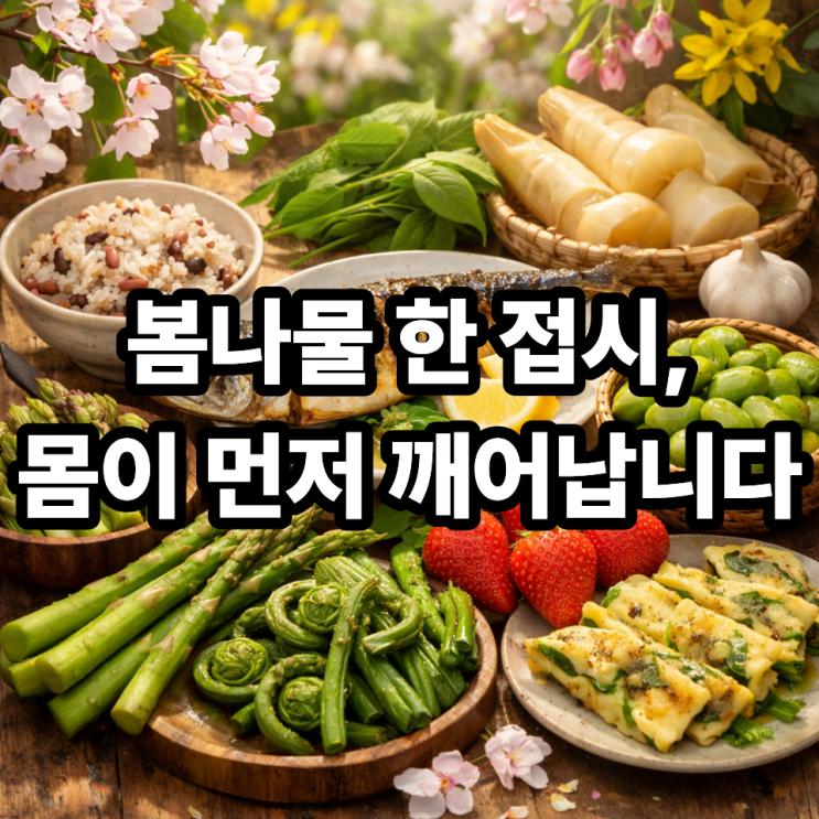   봄 제철음식이 몸을 깨우는 이유｜겨울 잠든 몸에 필요한 자연 처방