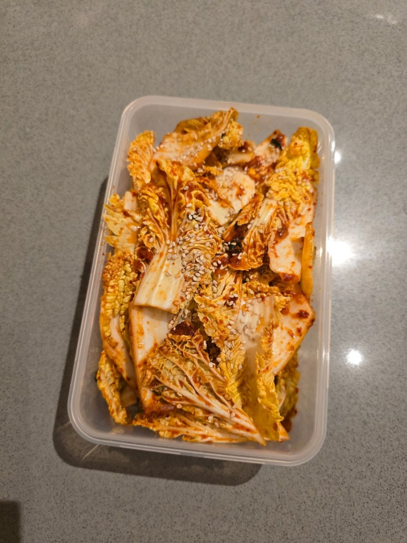 류수영 레시피, 게장 맛 나는 배추 겉절이