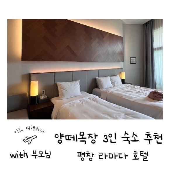 대관령 양떼목장 숙소 추천 - 평창 라마다 호텔 솔직 후기 (주말 3인 조식 포함 10만원대)