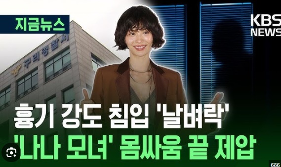  나나, 제압한 강도에 역고소 당했다…“살인 미수” 주장