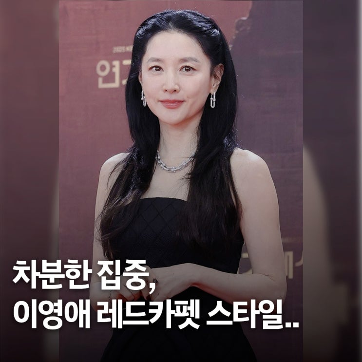  절제된 매력.. KBS 연기대상 이영애 헤메코 레드카펫 반응