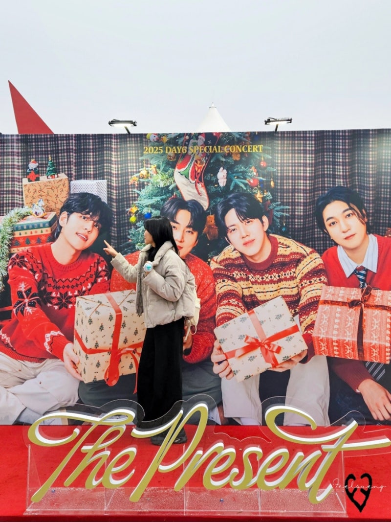 데이식스(Day6)연말 콘서트 후기 : 2025.12.20 DAY6 Special Concert 'The Present' KSPO 돔 지정석 2층 39구역 ....