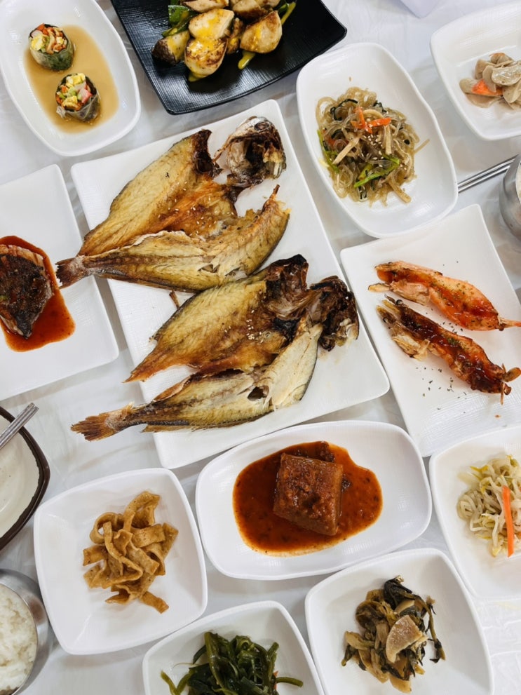  문경맛집추천 한상 가득 한정식 다온보리굴비 아이랑 가족외식