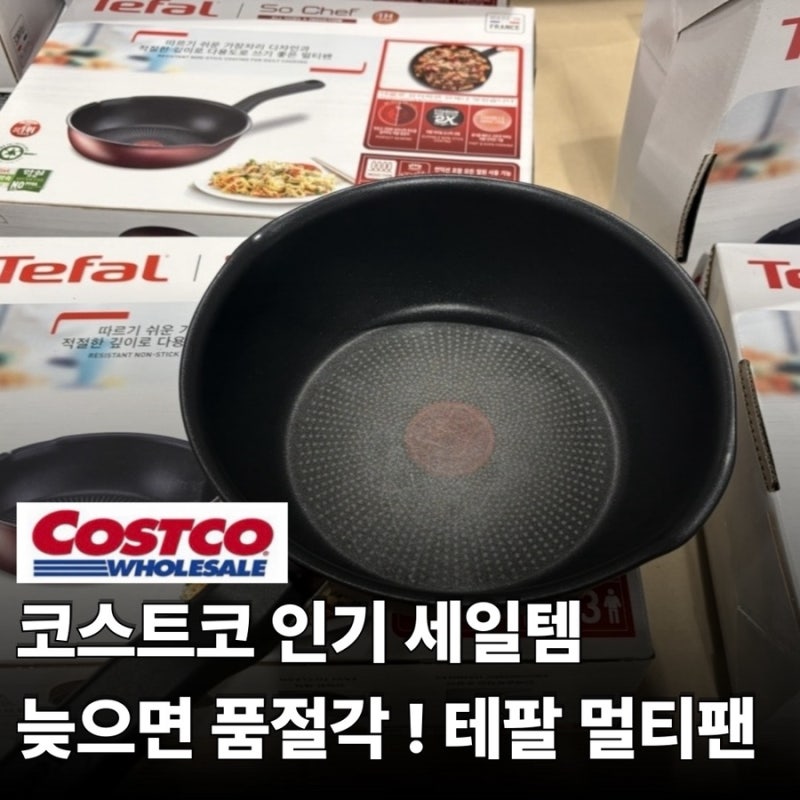 후라이팬과 냄비를 동시에 코스트코 테팔 멀티팬 할인과 특징 정리
