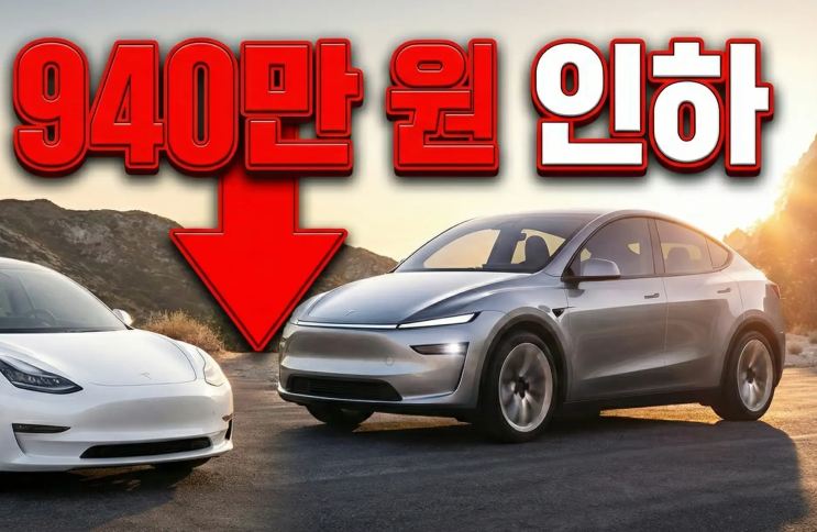  300~940만원까지 세뱃돈 쏜 테슬라 충격적인 파격 할인!