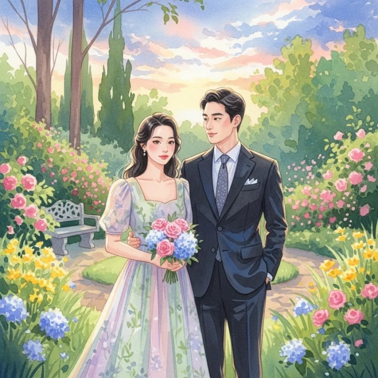  신민아 김우빈 랄프 로렌 결혼식 비주얼 드레스 패션 정보