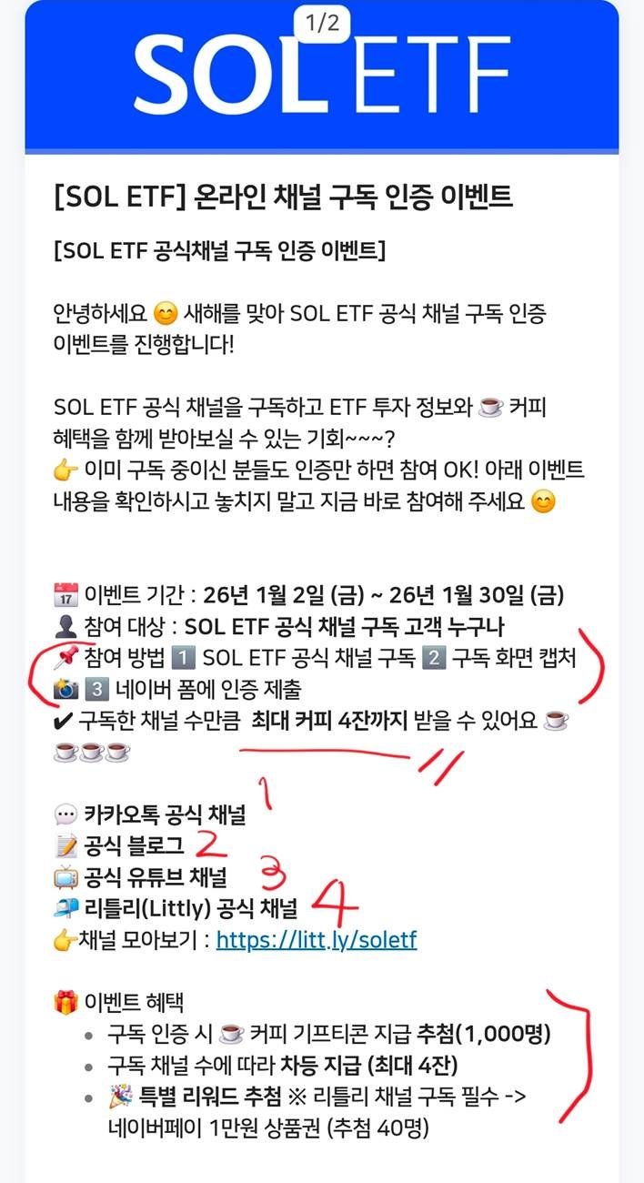 앱테크 이벤트] 커피, 치킨, 배민 상품권! (Feat. SOL ETF, TIGER ETF 투자, 신한라이프, 모니모퀴즈) : 네이버  블로그