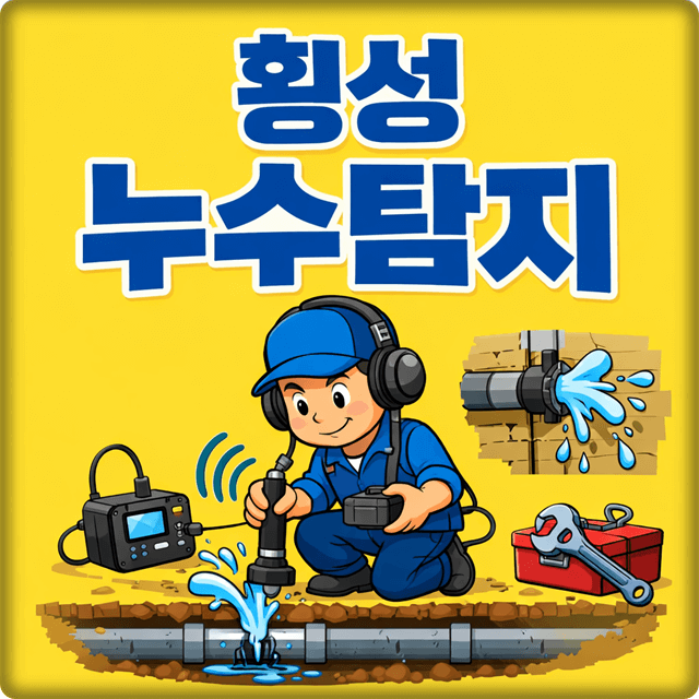 횡성군 누수 탐지 전문 업체 누수해결사 주택 및 아파트 누수 공사