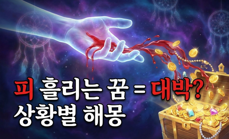피 흘리는 꿈, 피나는 꿈은 대박일까?