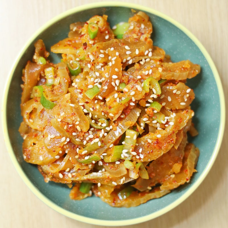 가정식 집밥 반찬 울외장아찌 울외무침 레시피 장아찌종류