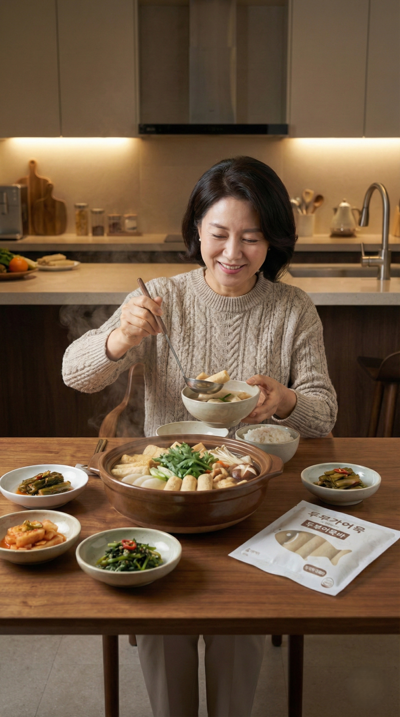 작심삼일 다이어트? 주말 야식으로 '이것' 먹으면 성공합니다 (살 안 찌는 어묵탕 끓이는 법)