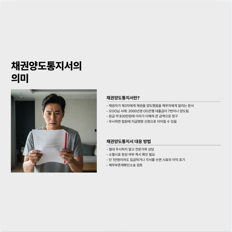 소멸시효 지난 빚, 갚는 순간 살아납니다. 실제 사례로 보는 가이드 관련 이미지 3