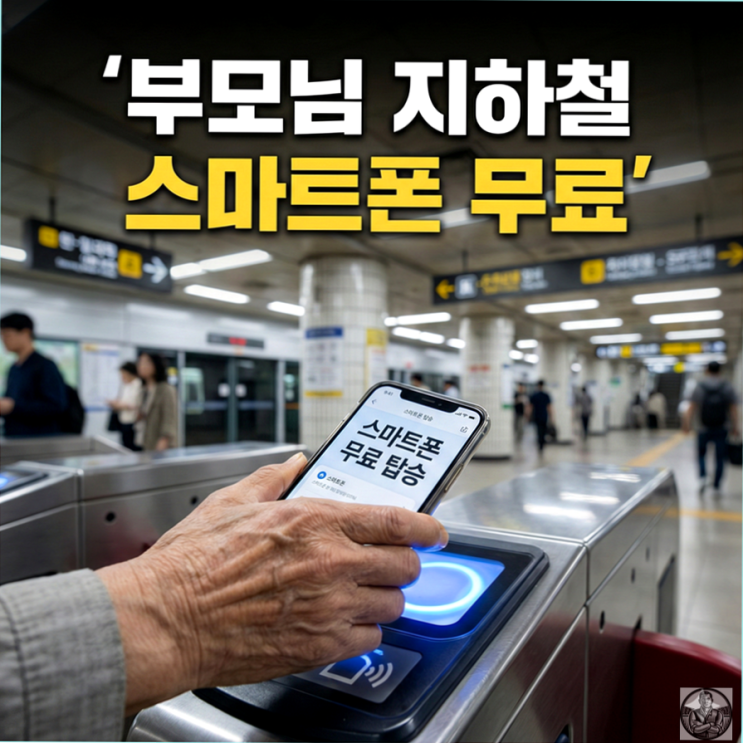  부모님 지갑 없이 지하철 탄다, 설날에 깔아드려야 할 필수 앱 (모바일 우대용 교통카드)