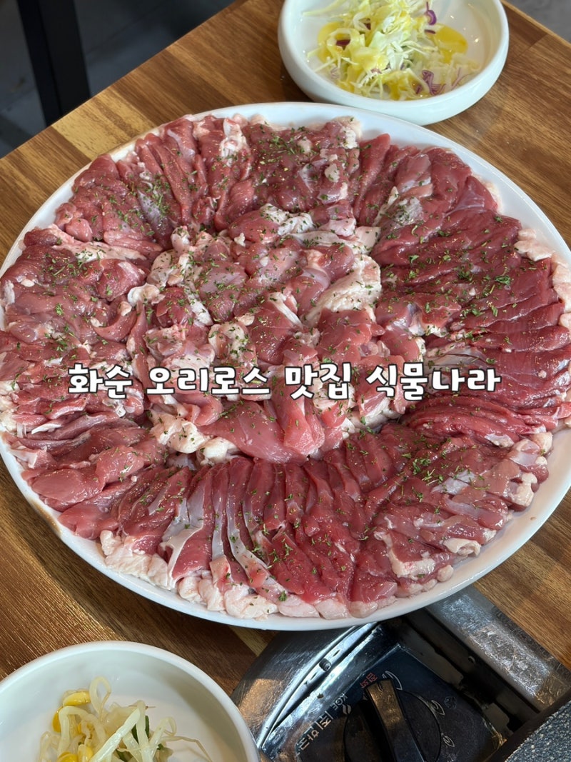 광주 근교 맛집 화순 오리로스 식물나라 재방문