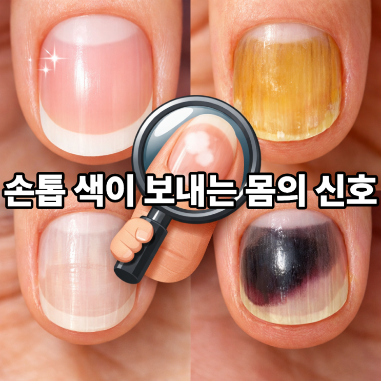  손톱 색으로 보는 건강 신호 총정리｜색깔만 봐도 알 수 있습니다
